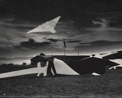 Michalis Pichler, clouds & sky #4, paper collage, 28x23cm