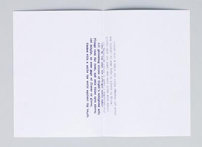 Michalis Pichler, 555 SCHNAPSPRESSE SONNETS, FOLDED, STAPLED AND SOLD IN CHUNKS OF 5 (Leipzig: Lubok Verlag, 2014).