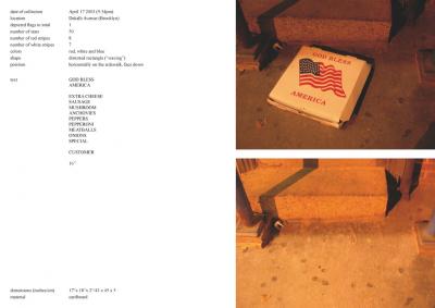 Michalis Pichler, stars &amp; stripes / new york garbage flag profile 2 (Frankfurt: Revolver, Contemporary Art Publishing, 2005).