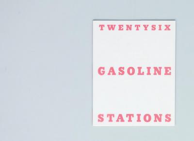 Michalis Pichler, TWENTYSIX GASOLINE STATIONS (New York: Printed Matter, Inc., 2009).