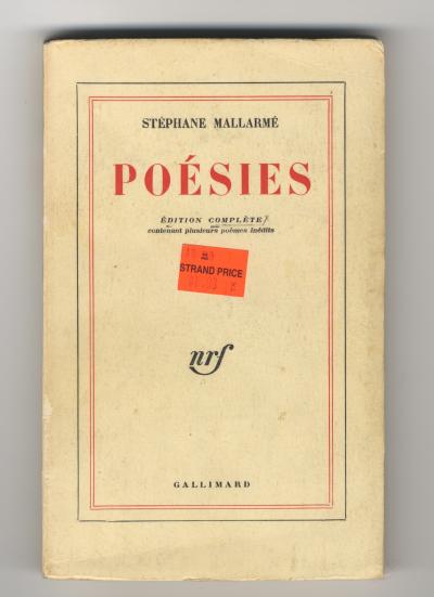Mallarmé Stéphane, POÉSIES (Paris: Éditions Gallimard, 1945).