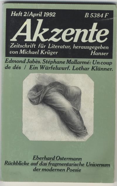Mallarmé Stéphane, Akzente (Munich: Hanser, 1992).