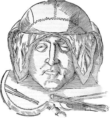 Head Image taken from Johannes Dryander. Anatomiae, hoc est, Corporis Humani Dis