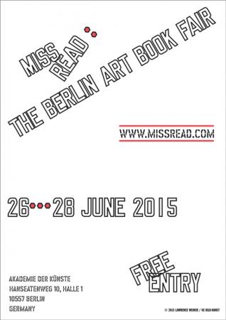 MISS READ: The Berlin Art Book Fair, Lawrence Weiner, 2015