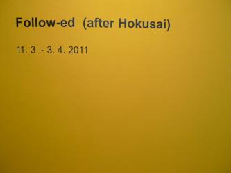 follow-ed (after hokusai) at Gallery P74