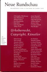 Urheberrecht, Copyright, Künstler  NEUE RUNDSCHAU