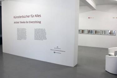 Artists' Books for Everything, Zentrum für Künstlerpublikationen / Weserburg, June 2 - August 6, 2017