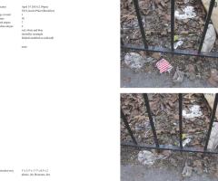 Michalis Pichler, stars & stripes / new york garbage flag profile 2 (Frankfurt: Revolver, Contemporary Art Publishing, 2005).