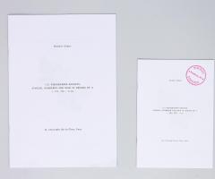 Michalis Pichler, 1111 RISOGRAPHED SONNETS, STAPLED, NUMBERED AND SOLD IN CHUNKS OF 11 (Paris: ed. Christophe Daviet-Thery, 2013).