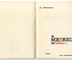 Diacono  Mario, JCT 1 a MeTrica n’ABOOlira (San Francisco: Futura Press, 1968).