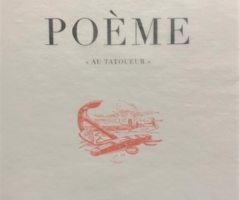 Graham Rodney, Poème : “Au Tatoueur”  (Brussels: GEVEART ÉDITIONS, 2011).