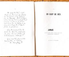Soula Camille, La poésie et la pensée de Stéphane Mallarmé. Un Coup de Dés (Paris: Le Bon Plaisir, 1931).