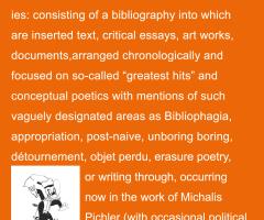 Pichler Michalis, Thirteen Years: The materialization of ideas / Trece años: la materialización de ideas  (New York: Printed Matter, Inc., Leipzig: Spector Books, Mexico City: gato negro, Barcelona: Ediciones Originales, 2022).