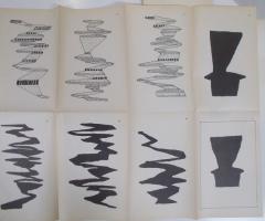 Fraenkel Ernest, LES DESSINS TRANS-CONSCIENTS DE STÉPHANE MALLARMÉ. À propos de la typographie de UN COUP DE DÉS. (Paris: Librairie Nizet, 1960).