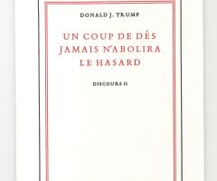 Vith Klara, UN COUP DE DÉS JAMAIS N'ABOLIRA LE HASARD (DISCOURS II) (, 2017).