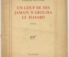 Mallarmé Stéphane , UN COUP DE DES JAMAIS N'ABOLIRA LE HASARD POEME (Paris: Éditions Gallimard, 2011).