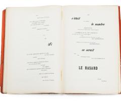 Mallarmé Stéphane, Un coup de dés jamais n'abolira le hasard. (France: Cosmopolis. Revue Internationale, 1897).